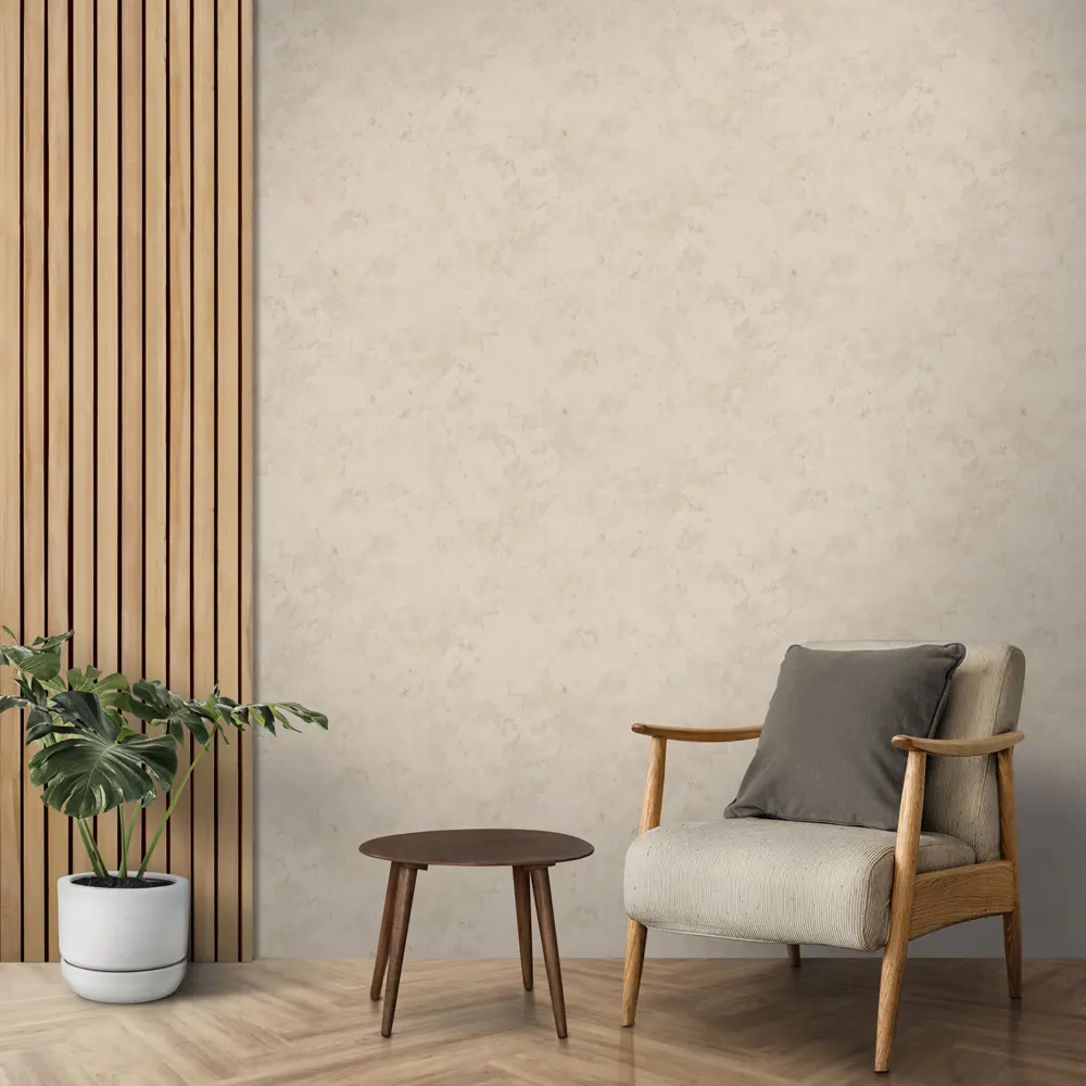 Обои флизелиновые Inspire Plaster коричневые 1.06 м 60358-05 STLM-2094339 - Вид №2