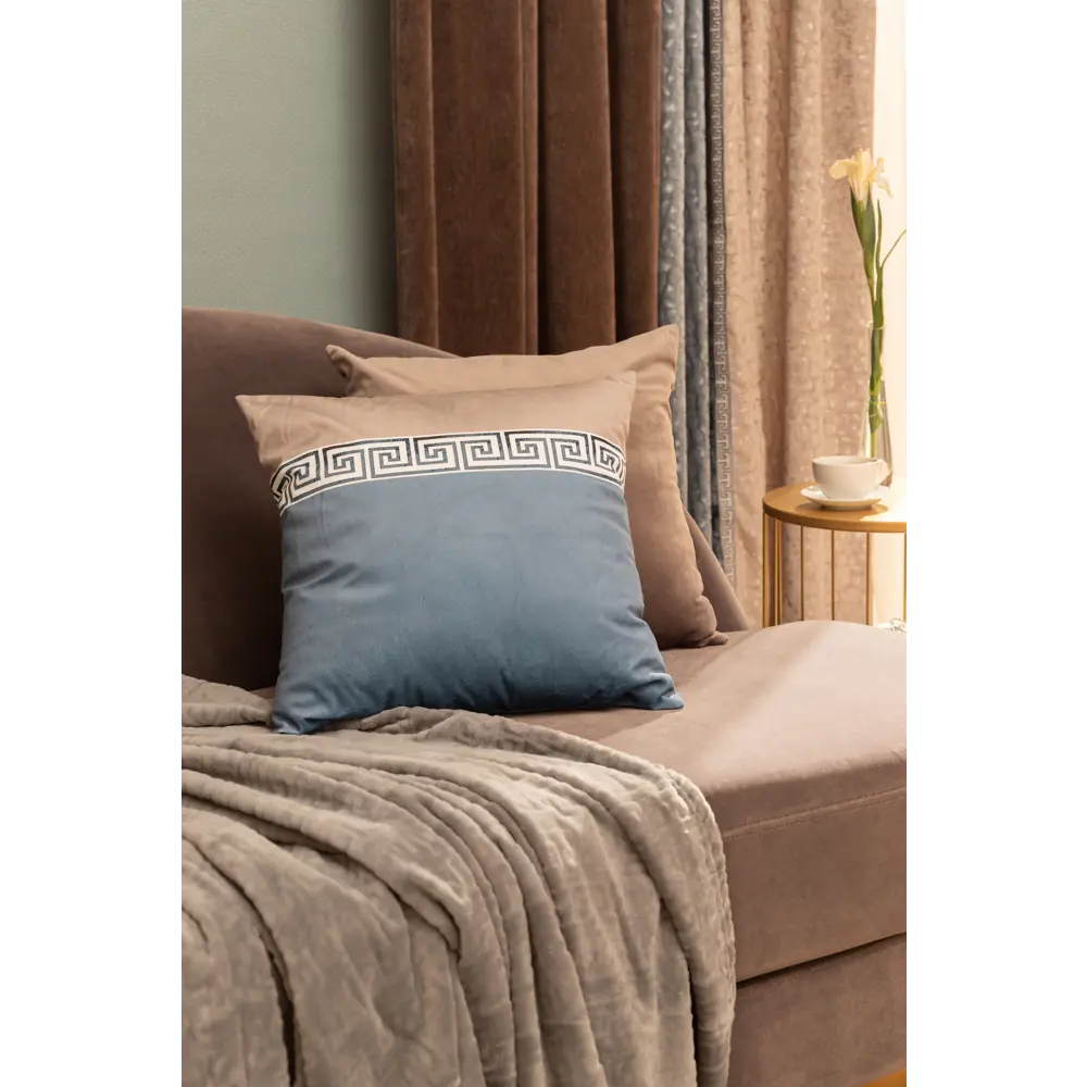 Подушка Afina 45x45 см цвет серо-коричневый 85229732 STLM-2145980 SEASONS  - Вид №3