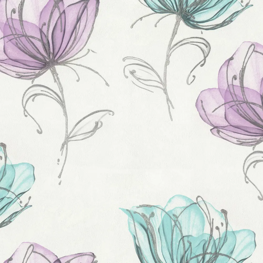 Обои флизелиновые Palitra Life Holland бирюзовые 1.06 м PL71908-56 STLM-2199125 - Вид №1