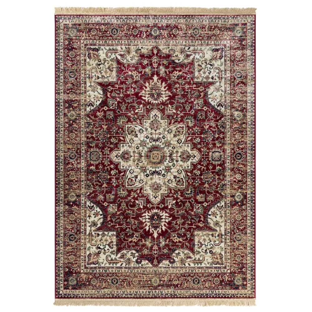 Ковер вискоза Isphahan 84486 80x150 см цвет красный DEVOS-CABY STLM-2041673 - Вид №1
