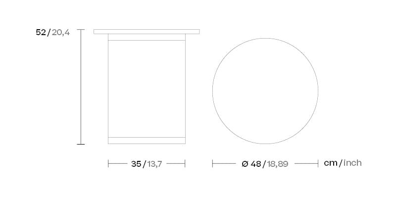 Круглый журнальный столик Kettal плетеная ARCH-00048435 - Вид №4