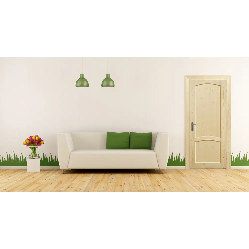РЕМСЕРВИС Межкомнатная дверь из массива дерева 60×200 см 11337370 STLM-0001187 - Вид №2