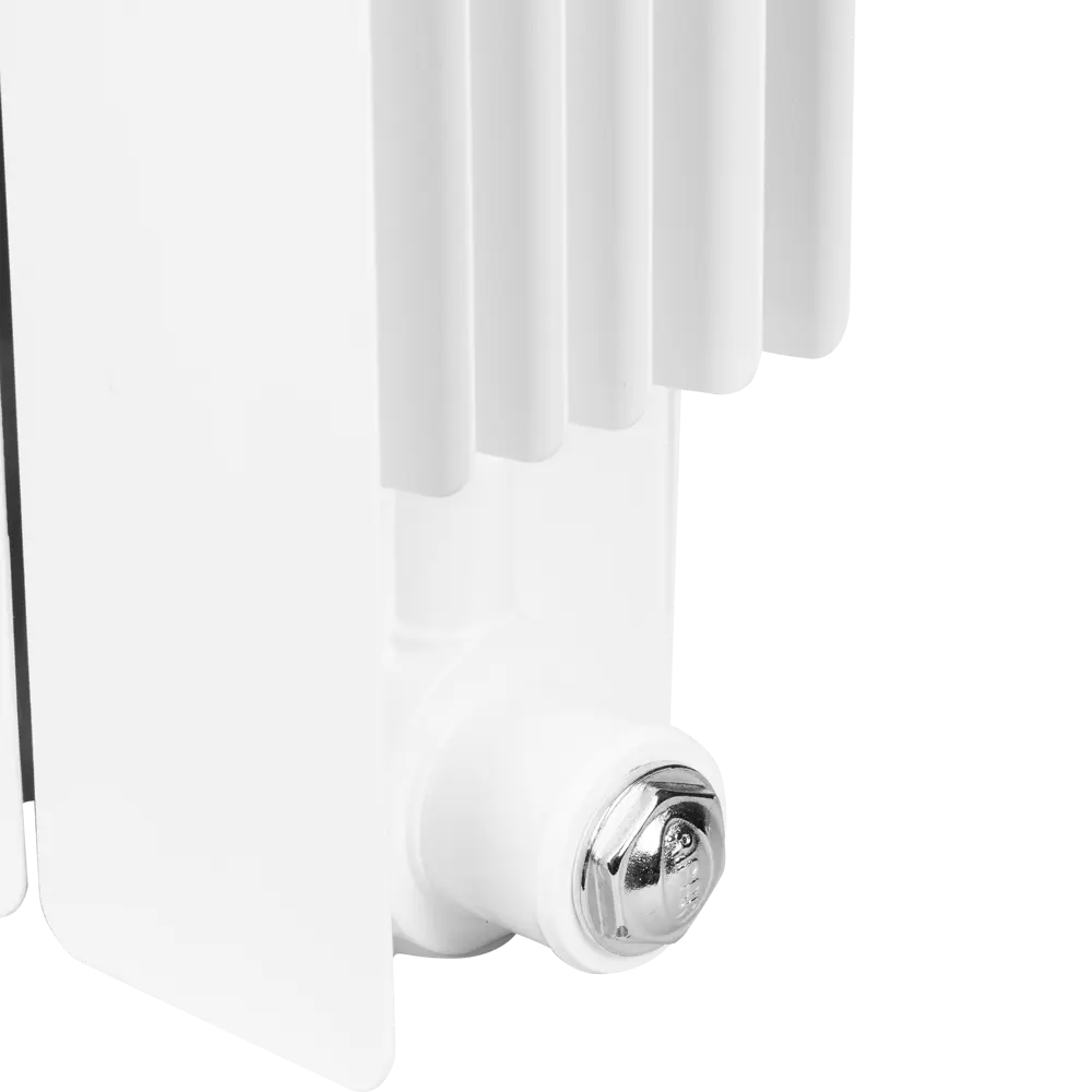 Радиатор секционный Rifar Base RB50008НПЛ 500/100 8 секций нижнее левое подключение биметалл белый В500 STLM-2137627 - Вид №4