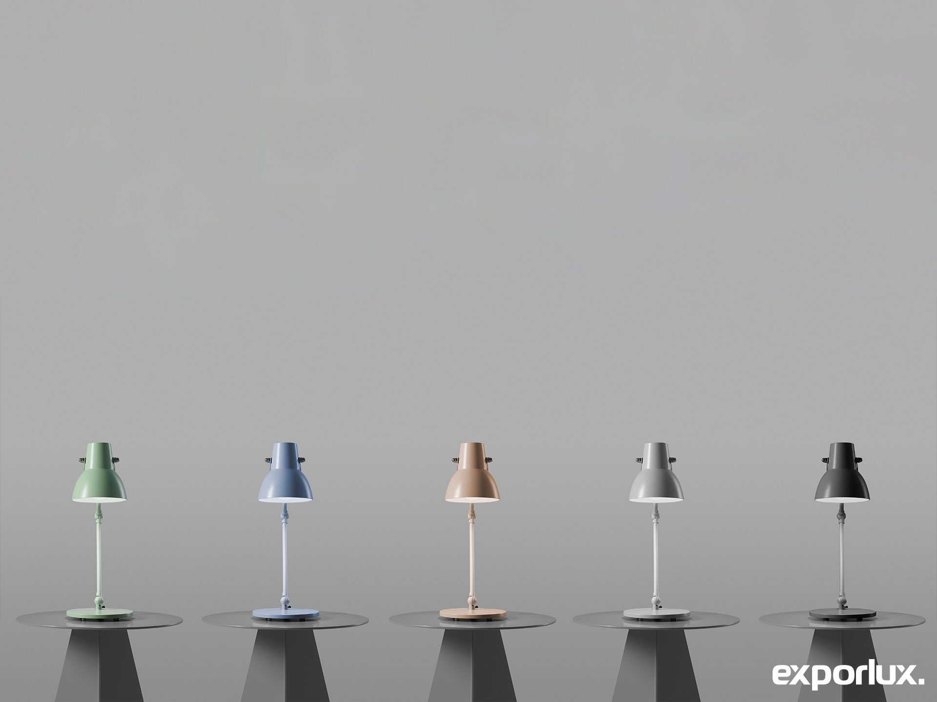 Термокрытая алюминиевая регулируемая светодиодная настольная лампа Exporlux BIG SA ARCH-00074631 - Вид №2