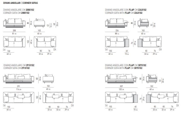 Кожаный диван Minotti Коннери ARCH-00151868 - Вид №20