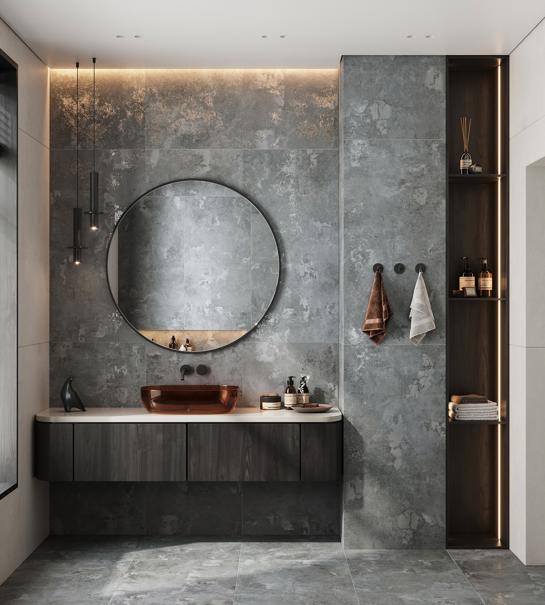 Керамогранит ERAGON DARK GREY 60х120 Arcadia Ceramica GI8002-A