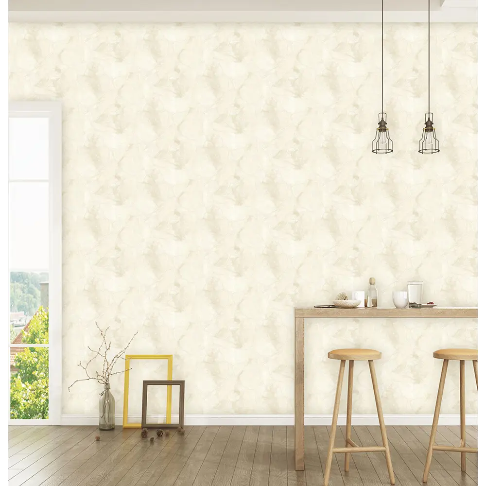 Флизелиновые обои YIEN Canto светло-бежевые для элегантного интерьера 89385833 STLM-1571626 - Вид №2