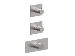 Нержавеющая сталь 3 отверстия термостатический смеситель для душа