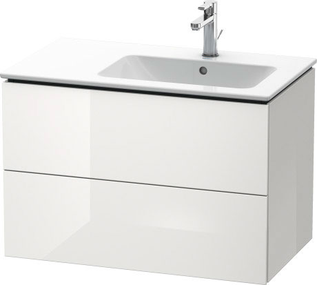 LC629200707 L-Cube Тумбочка подвесная Бетонно-серый матовый декор Duravit - Вид №2