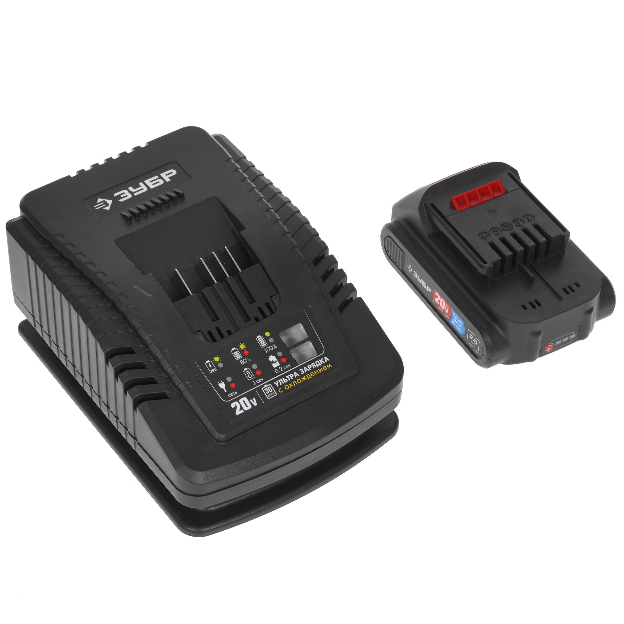 Дрель-шуруповерт Зубр DBS-201-22 20V MAX PRO 9909091 STDN-0030788 - Вид №6