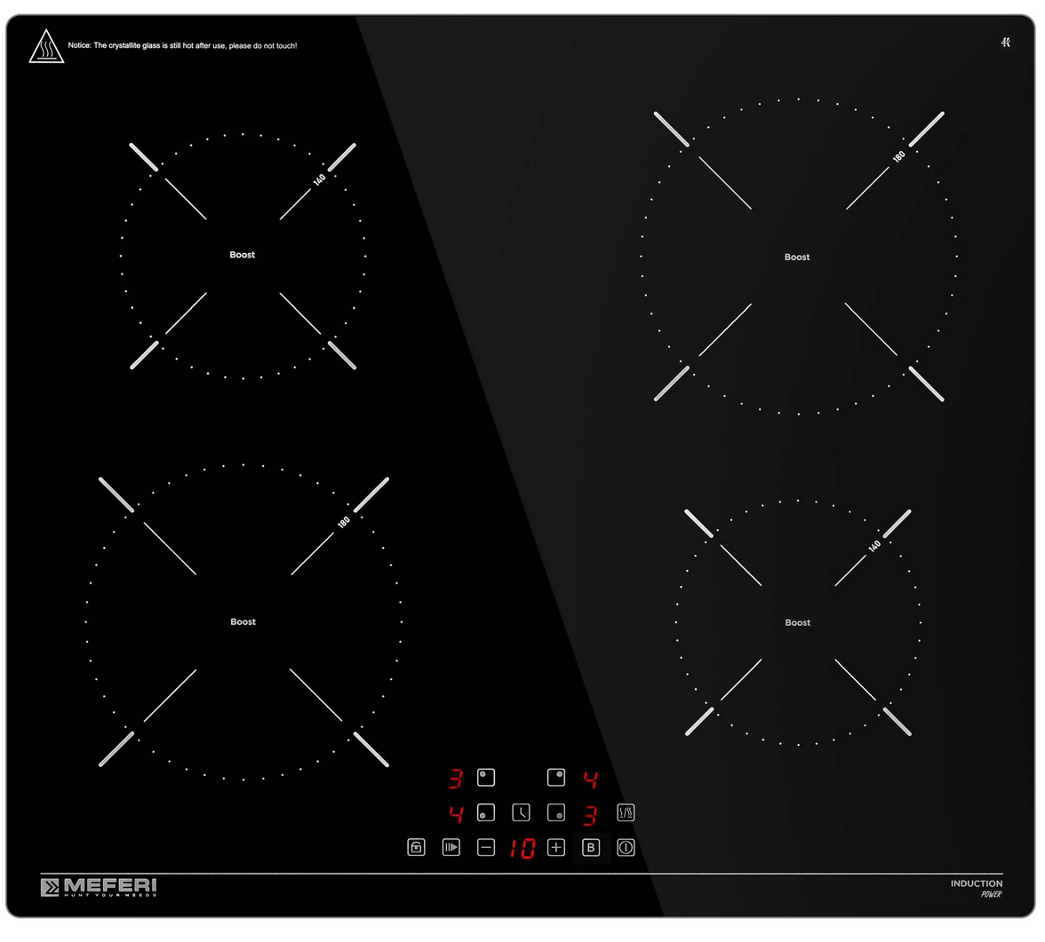 9168771 Индукционная варочная поверхность Meferi MIH604BK POWER STDN-0103440 - Вид №1