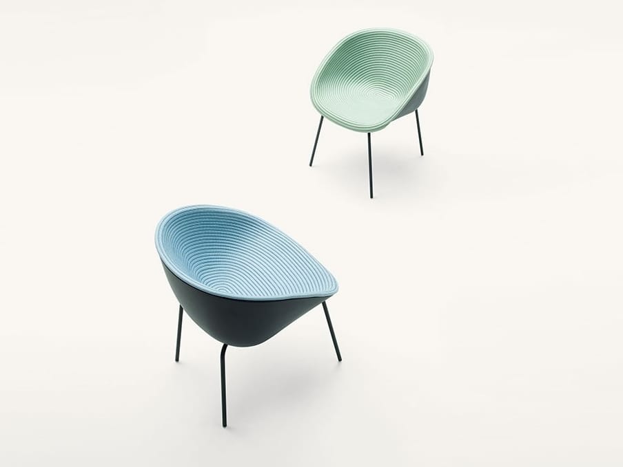 Веревочный штабелируемый садовый стул Paola Lenti Amable ARCH-00048969 - Вид №2