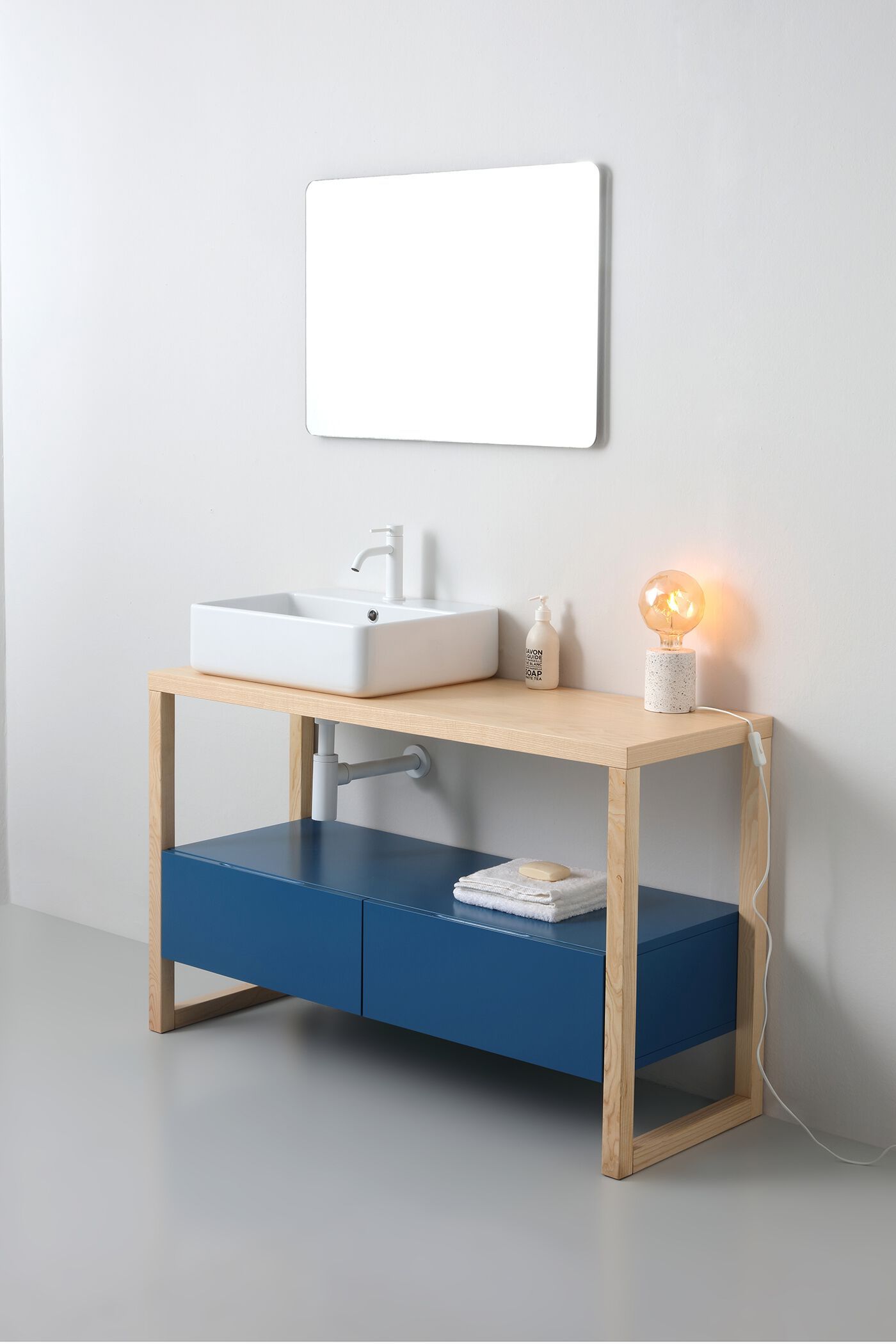 Ясень умывальник с ящиками Olympia Ceramica COOL ARCH-00084874 - Вид №1