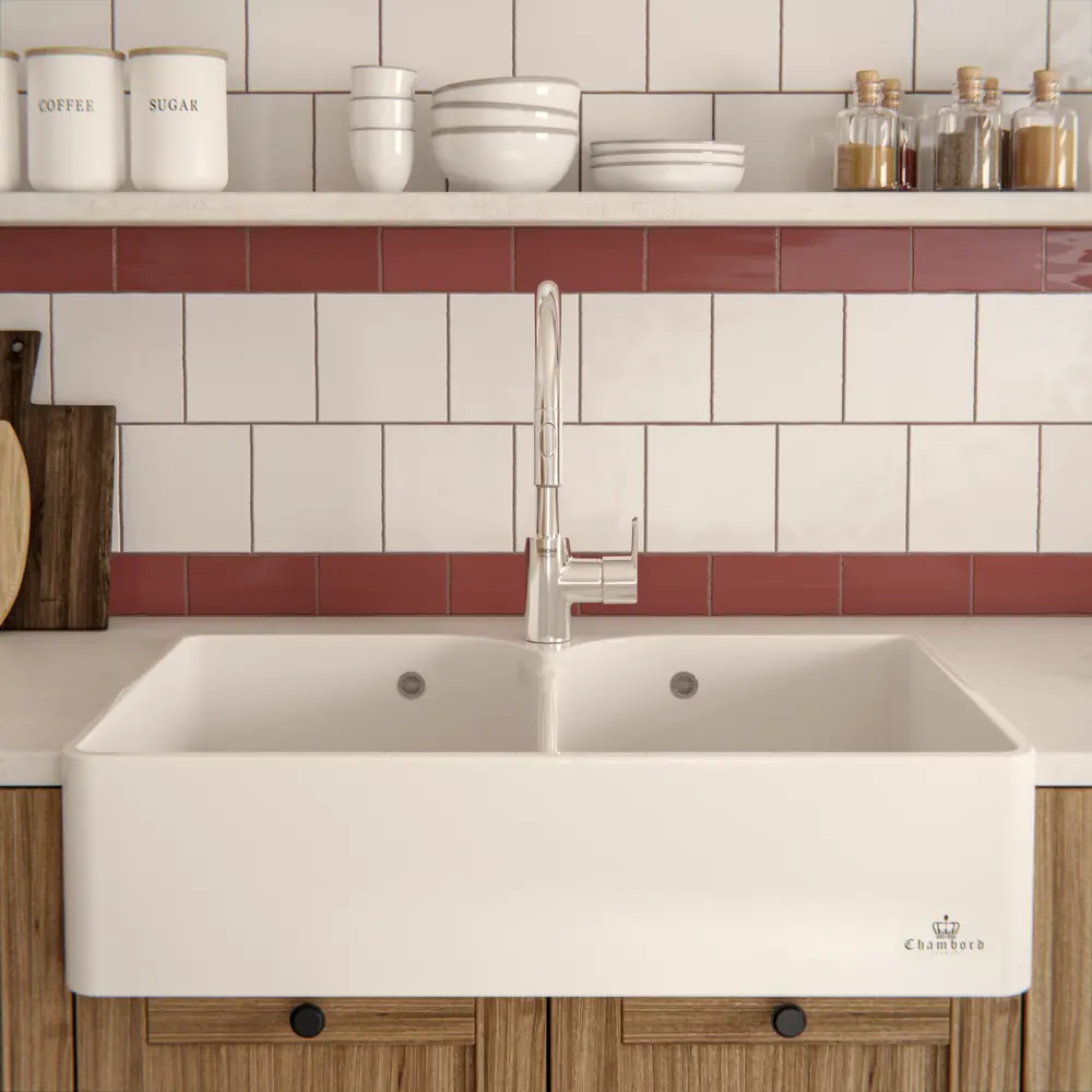 Смеситель для кухни GROHE Feel выдвижной, цвет хром Feel Clova STLM-2209415 - Вид №8