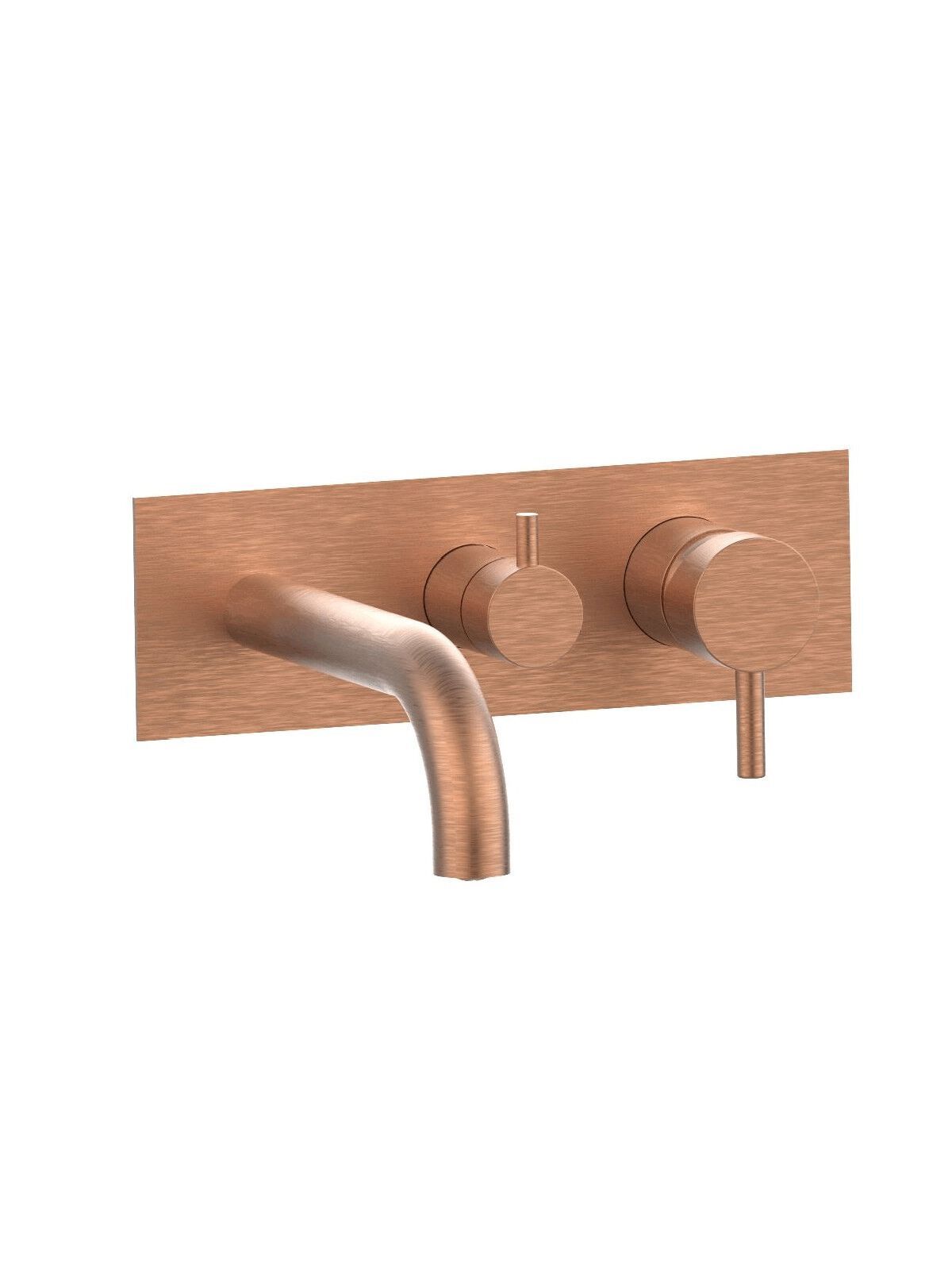 Однорычажный настенный смеситель для ванны с плитой Rubinetterie Frattini отдельная эстетика ARCH-00089970 - Вид №3