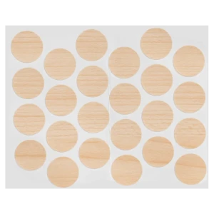 Заглушка самоклеящаяся 2H1277 ST9 ø20 мм цвет акация 24 шт.