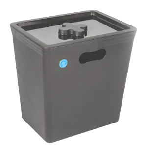 Контейнер для мусора Stockholm 24.5x33.5x33.3 см 20 л пластик цвет серый