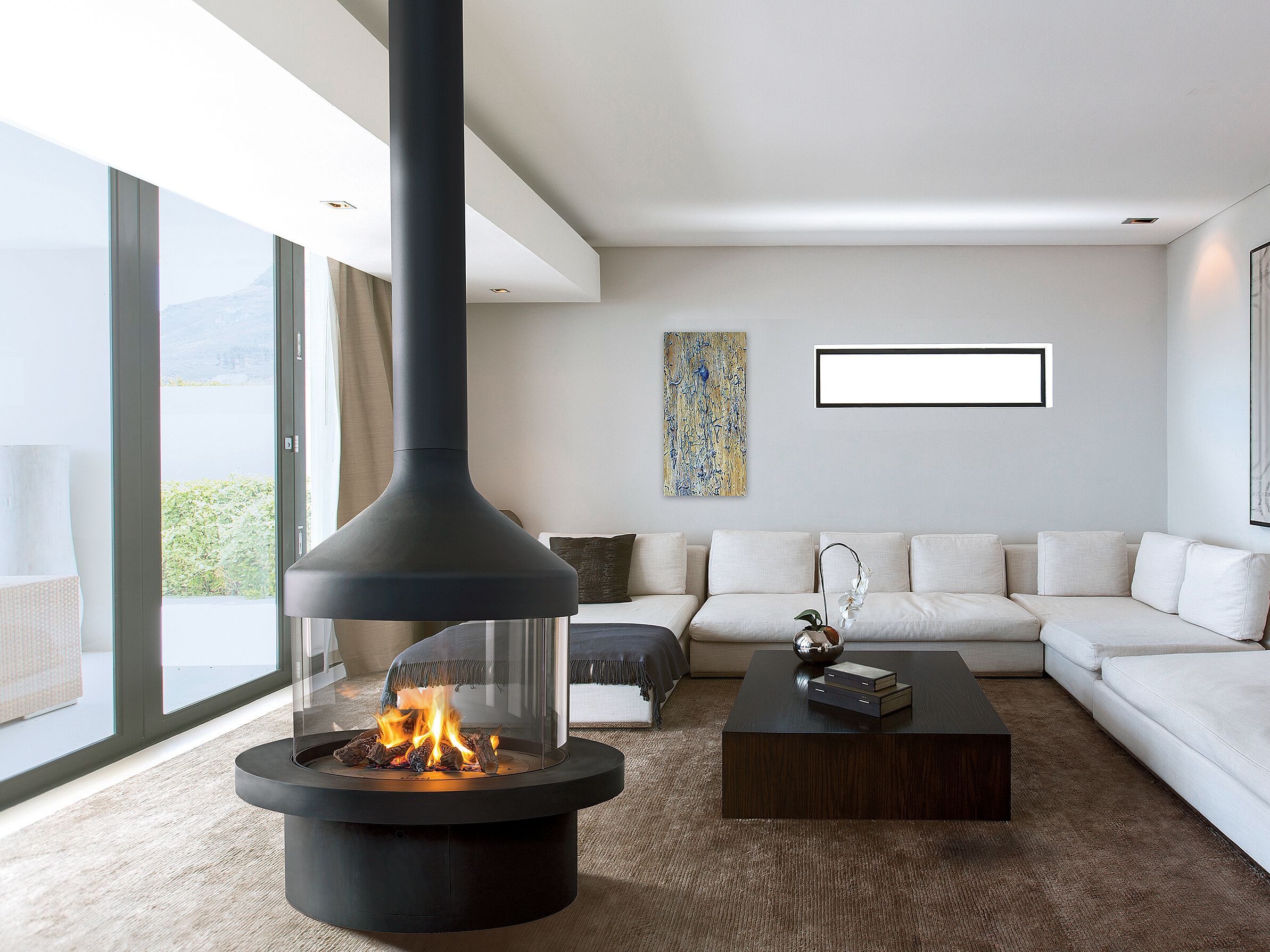 Декоративный газовый центральный камин Focus creation MEIJIFOCUS ARCH-00151088 - Вид №1