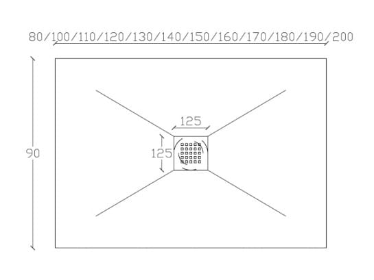 Ультра-плоский поддон для душа Galassia квартира ARCH-00129820 - Вид №2