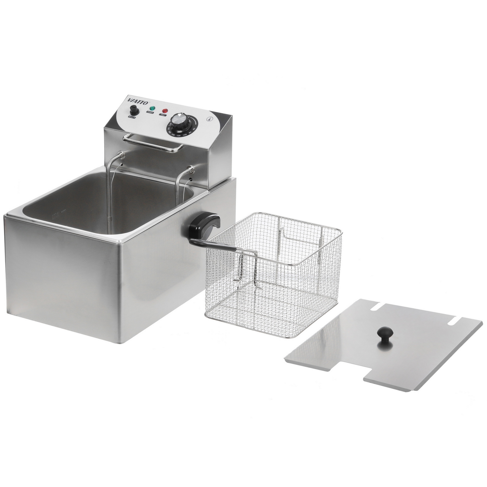 9985901 Фритюрница Viatto VA-EF081 серебристый STDN-0054145 - Вид №4