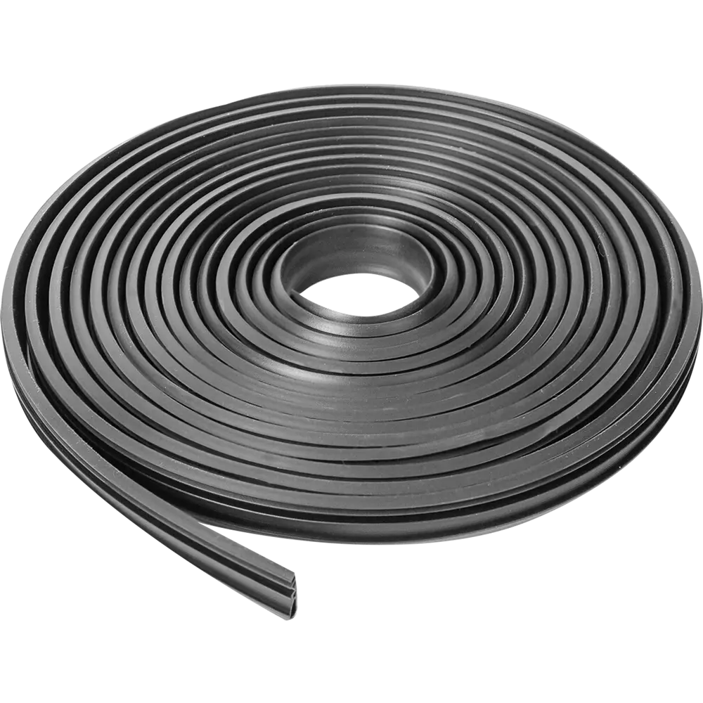 Уплотнитель для деревянных окон и дверей 17х6 мм 5.5 м цвет чёрный Ultima STLM-2081273