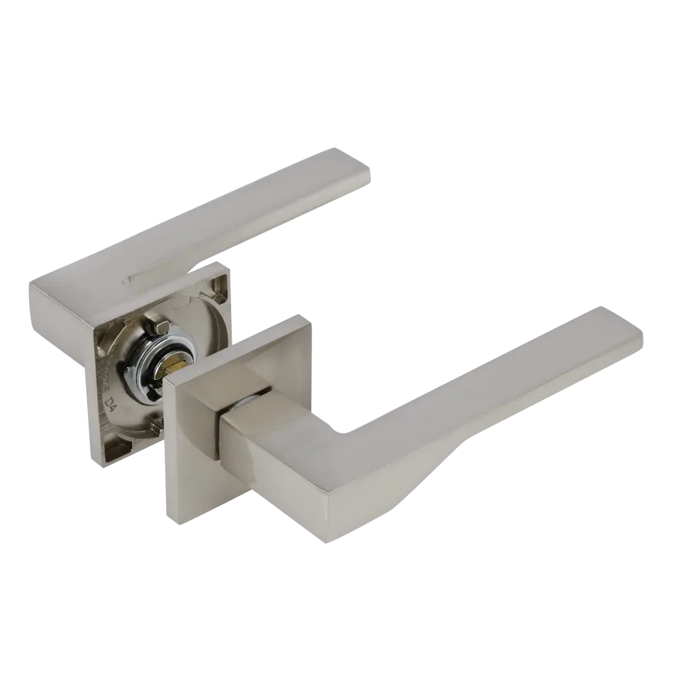 EDSON Дверные ручки EDS-150H-Q2 на розетке, цвет никель 85168794 STLM-0059357