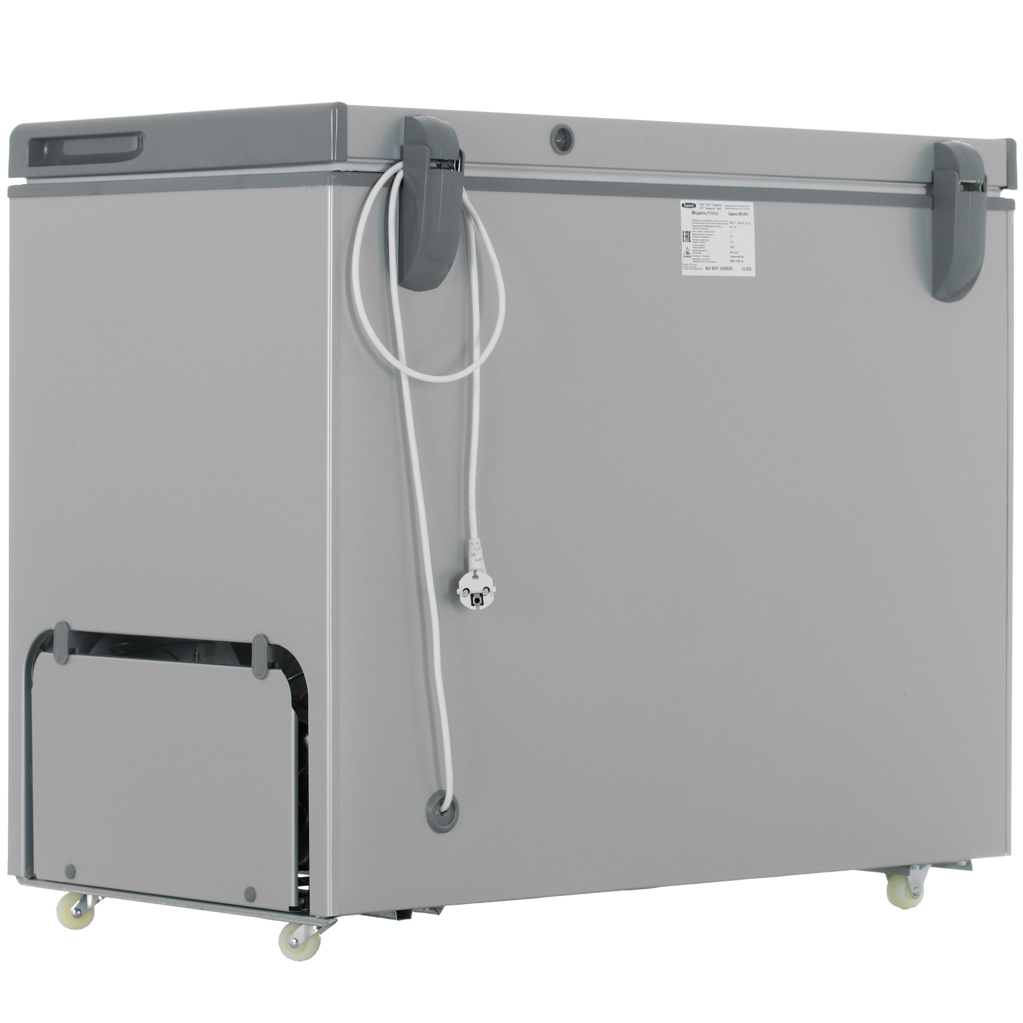 9079274 Морозильный ларь Бирюса M210KX серебристый STDN-0137497 - Вид №4
