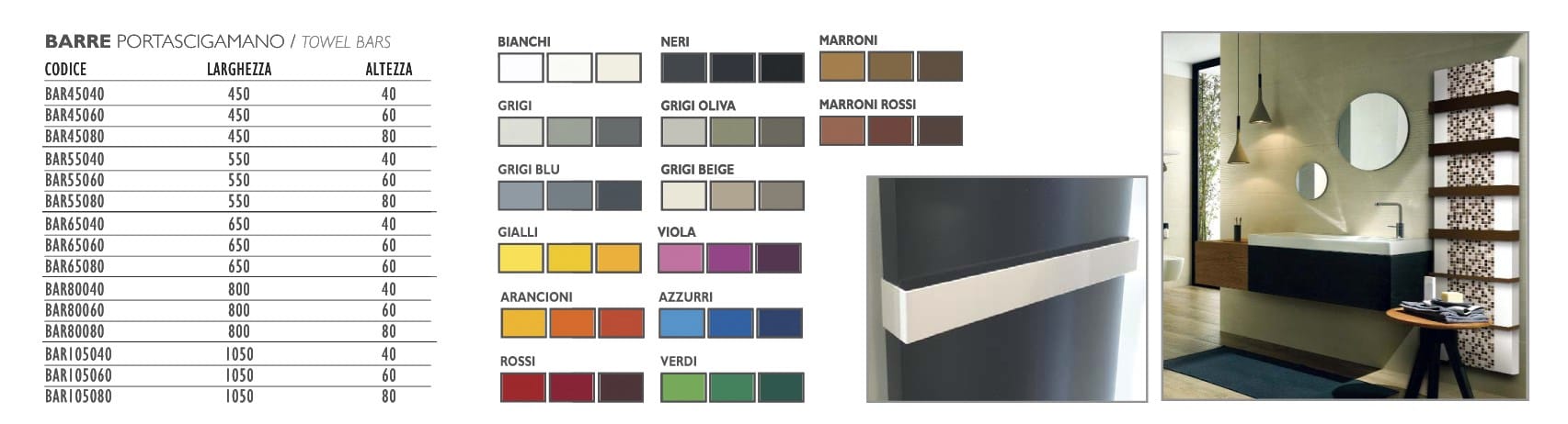 Алюминиевый полотенцесушитель Termo Design двойная пластина-серебряная фольга ARCH-00071753 - Вид №14