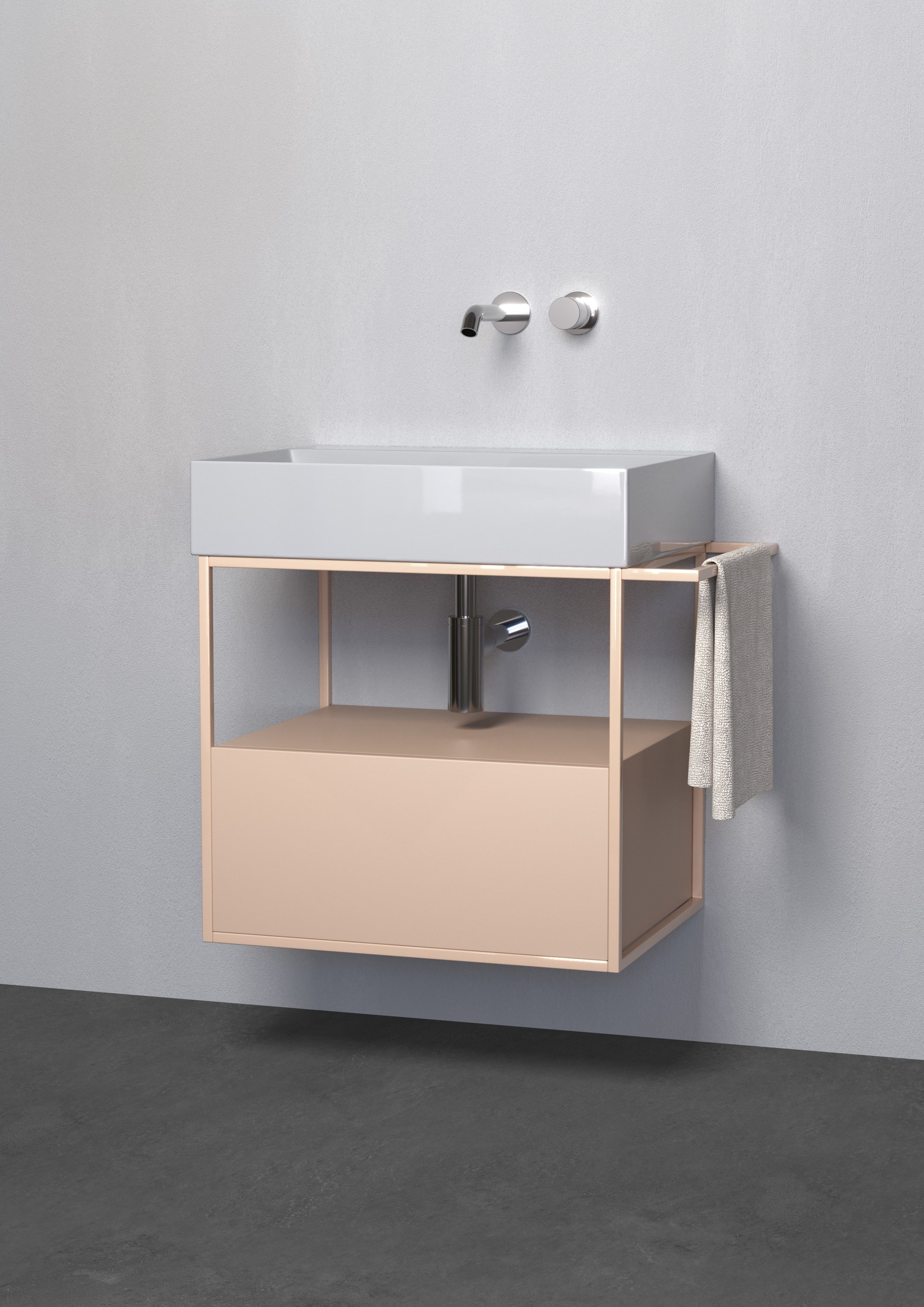 Подвесной умывальник с ящиками Azzurra Ceramica Elegance Croma ARCH-00091978 - Вид №4