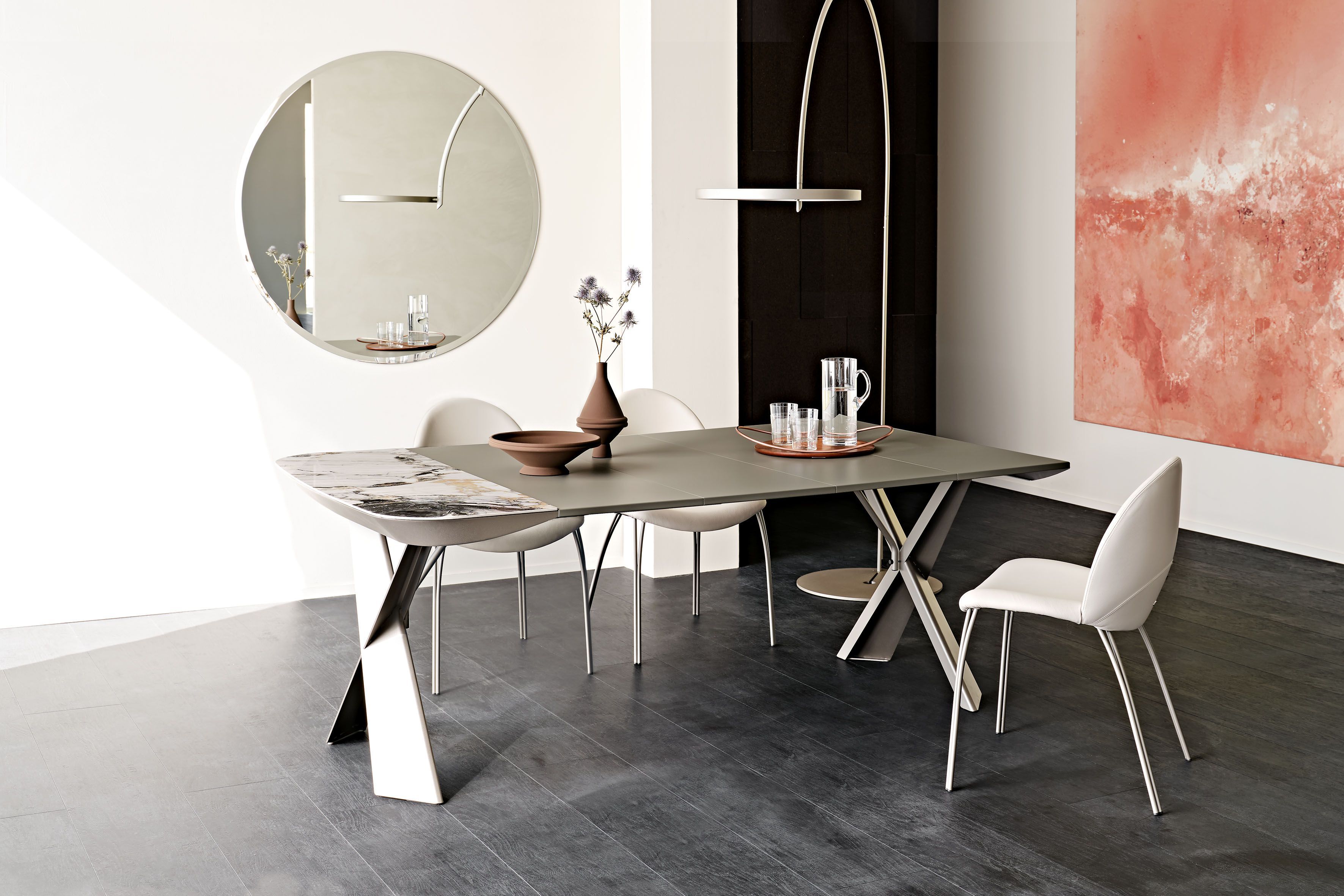 Выдвижная консоль полумесяца Cattelan italia TERMINAL KERAMIK DRIVE ARCH-00128217 - Вид №2