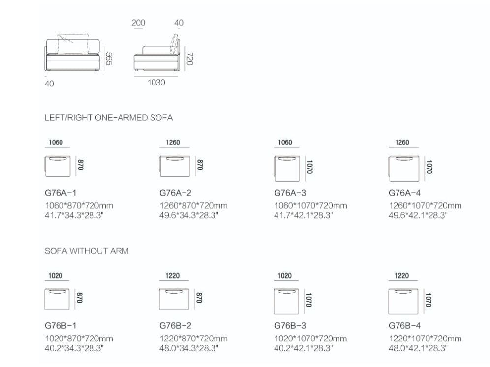 Модульный тканевый диван HC28 maison Noa ARCH-00028703 - Вид №3
