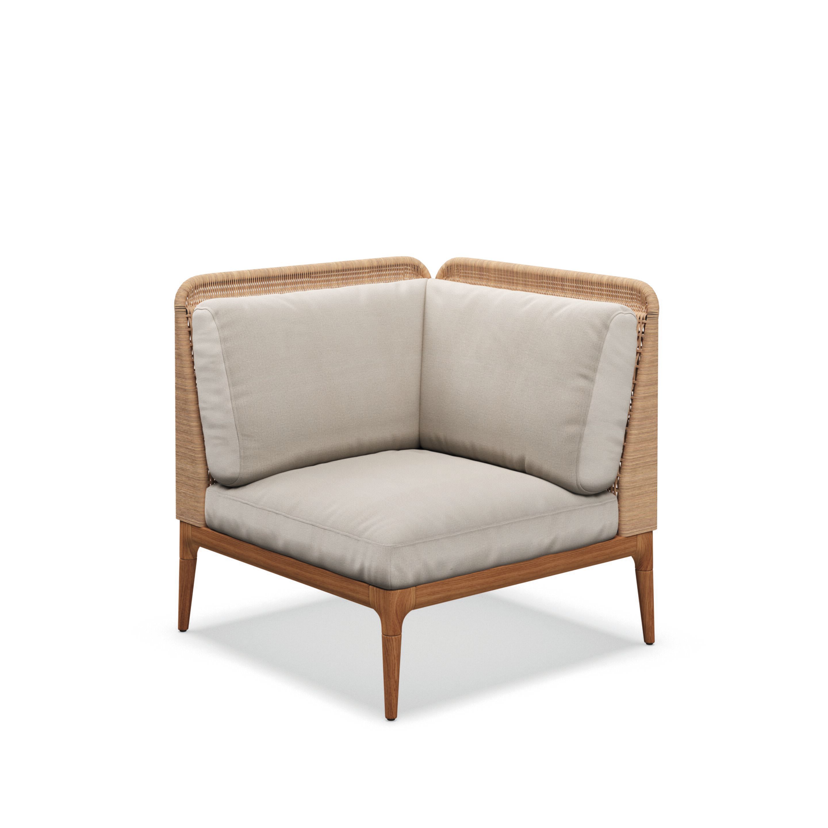 Плетеный и тканый модульный садовый диван Gloster ARCH-00081023 - Вид №15