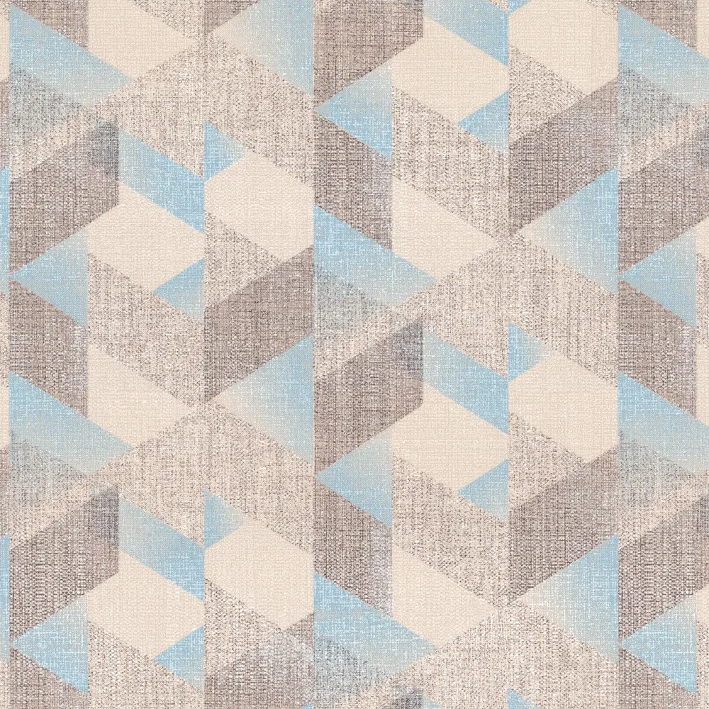 Palitra Family Modulis - Флизелиновые обои бежево-голубые с рельефной текстурой 83534085 STLM-0836281 - Вид №1