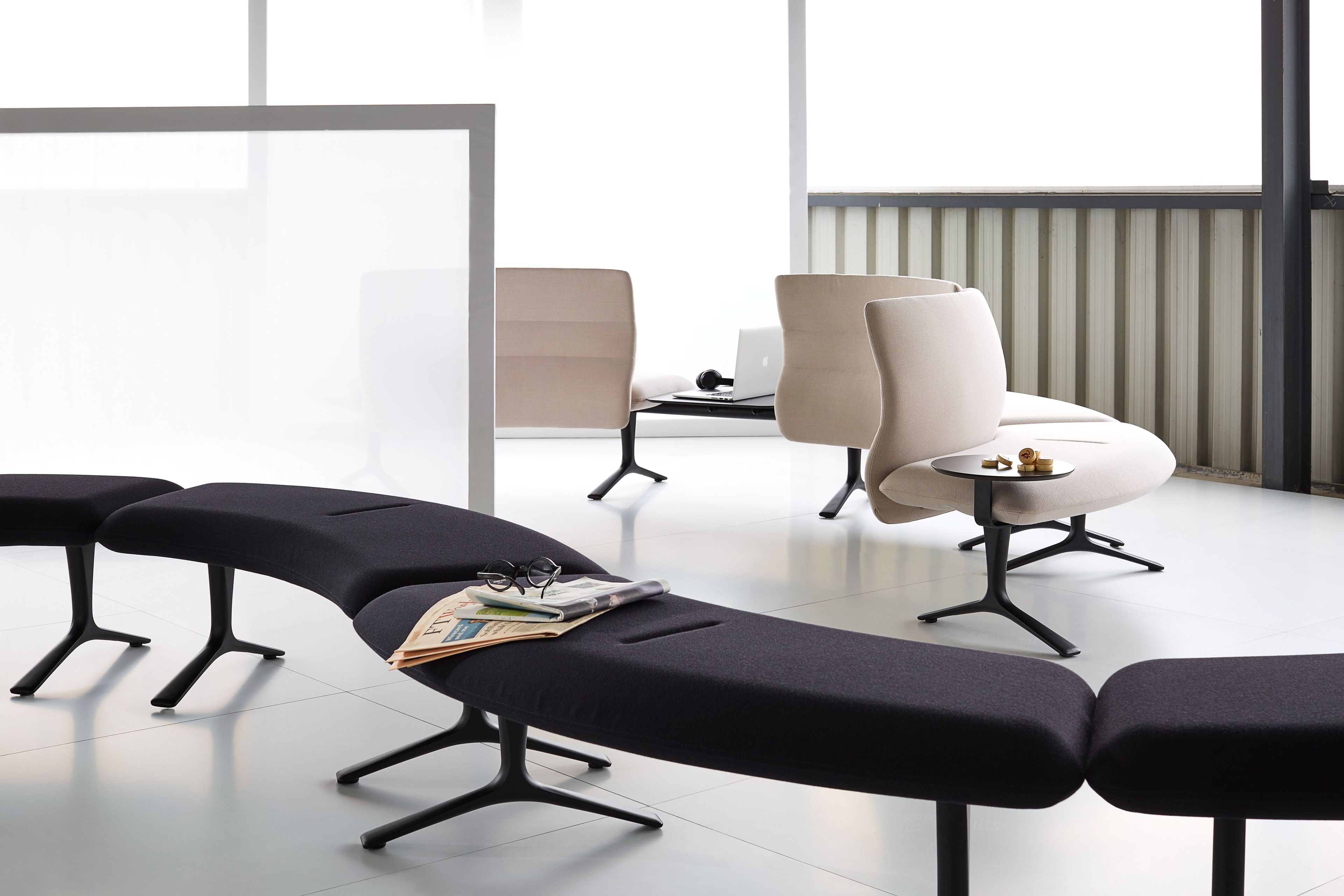 Тканевый изогнутый модульный диван VAGHI Mewa ARCH-00014922 - Вид №4