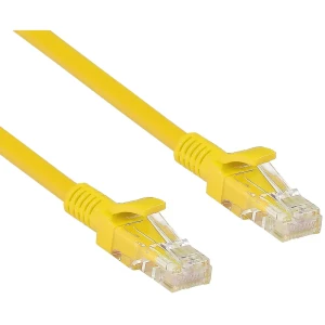 Патч-корд ExeGate UTP-RJ45-RJ45-5e-3M-YL UTP cat.5e 3 м цвет желтый