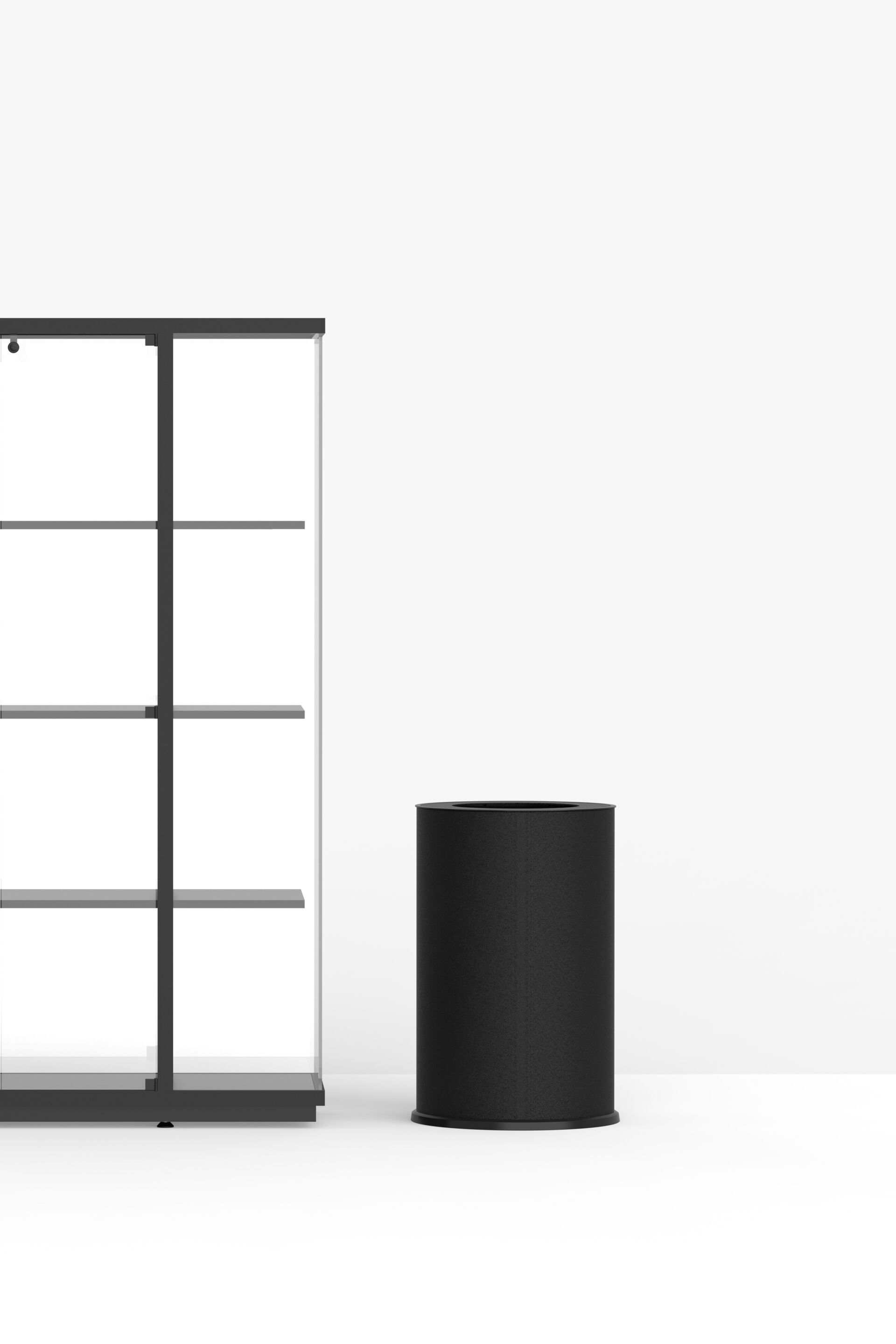 Стальная стойка для мусора с порошковым покрытием с крышкой FUNCTIONALS Revolved ARCH-00149185 - Вид №22