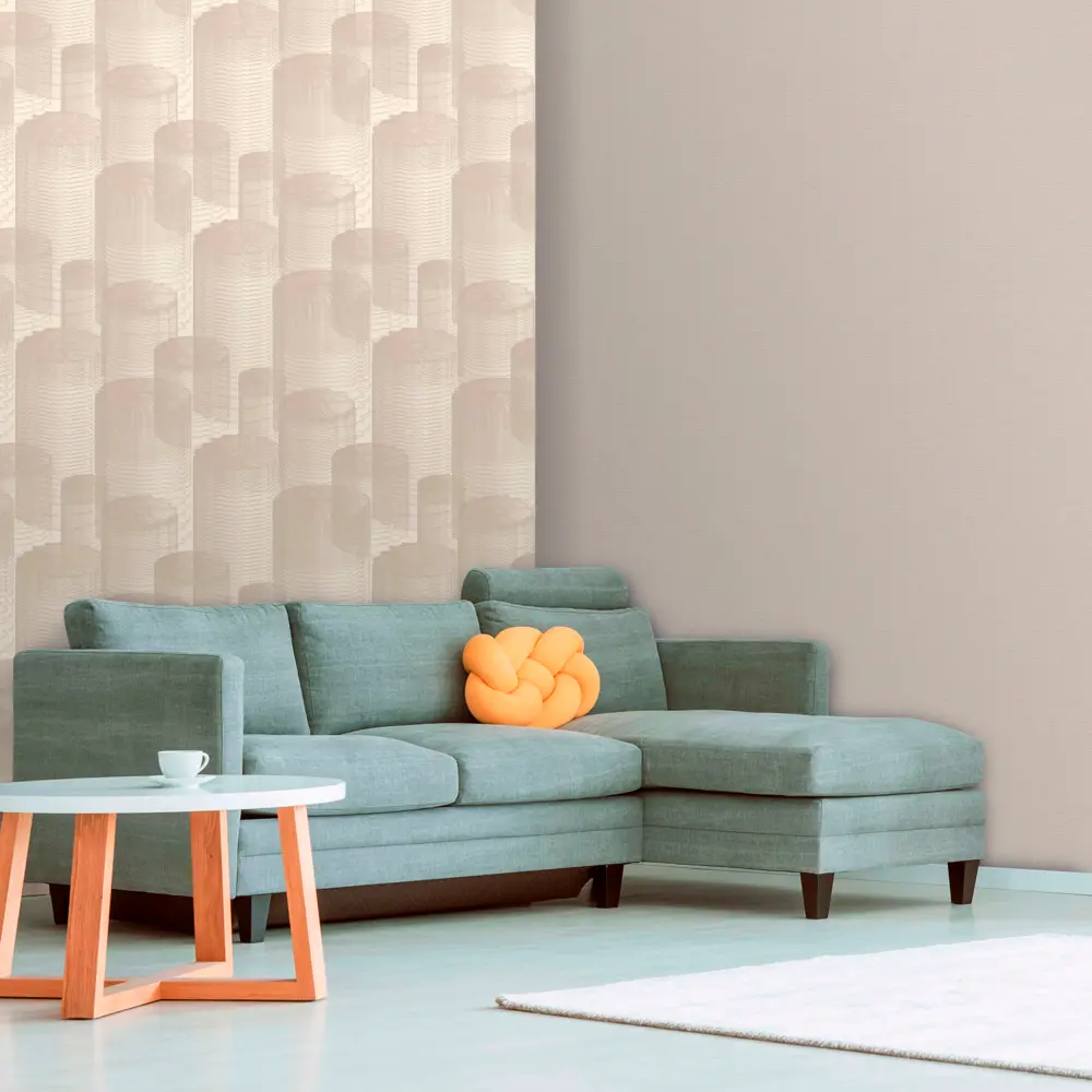 ОБОИ 1,06Х10М ФЛИЗ FLOW БЕЖ OR8024-17 ORNAMY STLM-2197016 - Вид №3