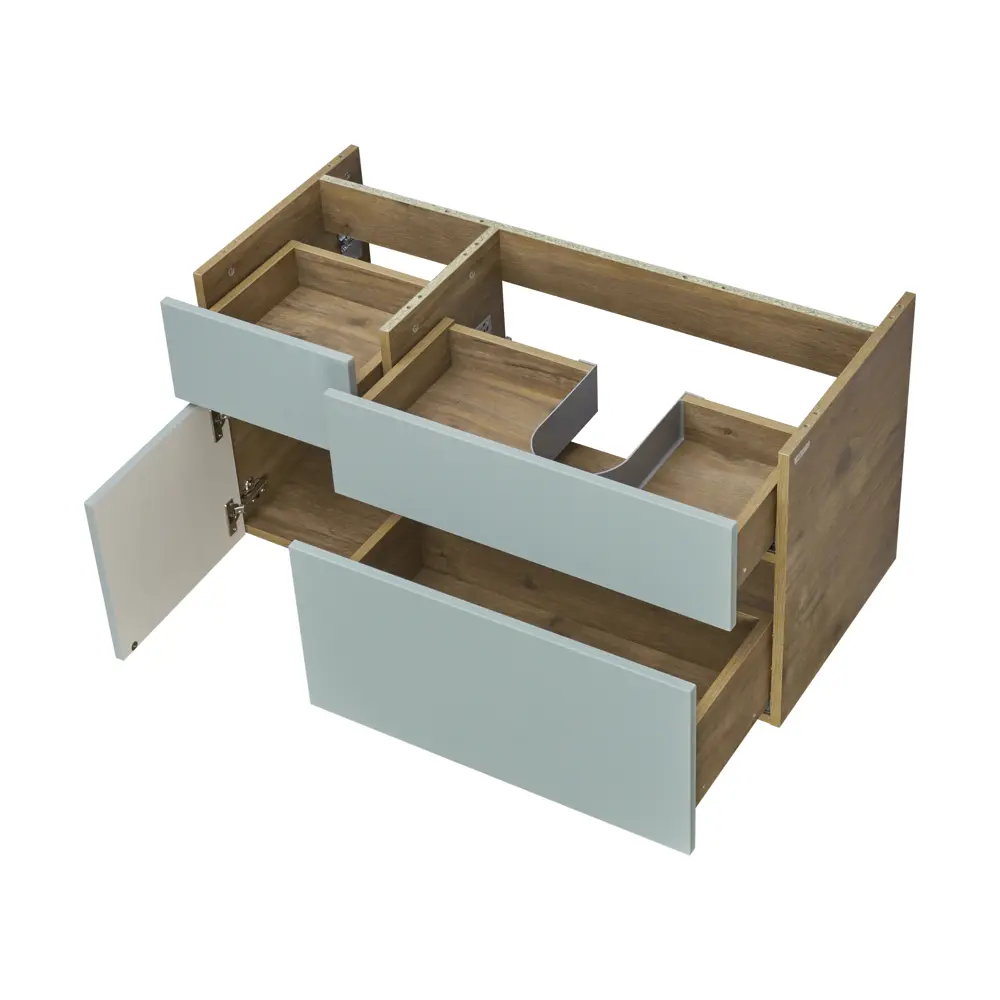 Тумба под раковину Aquaton Мишель 100 см, цвет дуб руст/фьорд STLM-2039164 - Вид №5