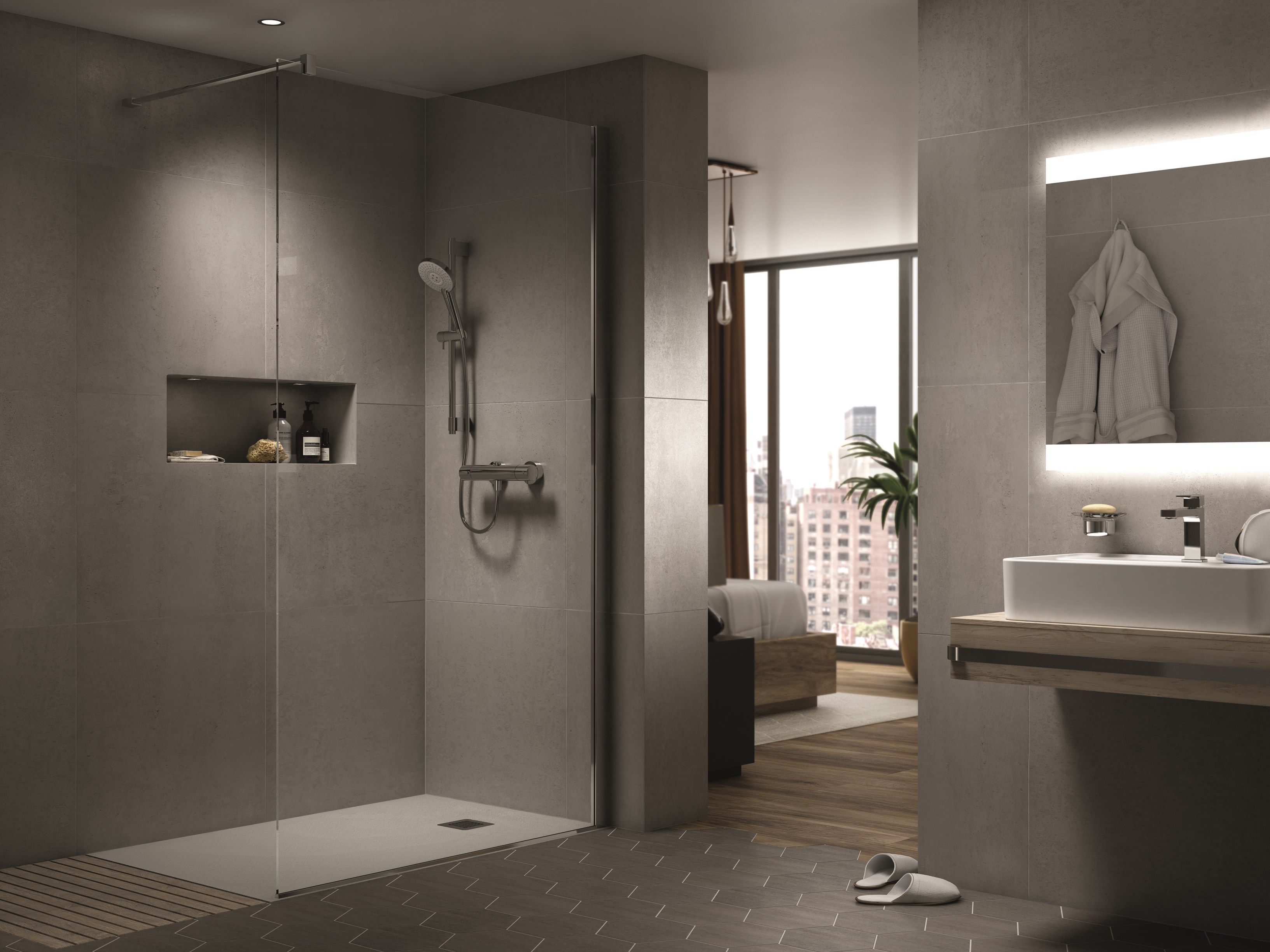 Подъемный стержень с ручным душем Ideal Standard IDEALRAIN ARCH-00078774 - Вид №2