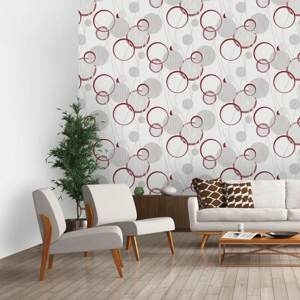 Обои флизелиновые Ornamy Eclipse белые 1.06 м 1127-07 STLM-2135918 - Вид №4