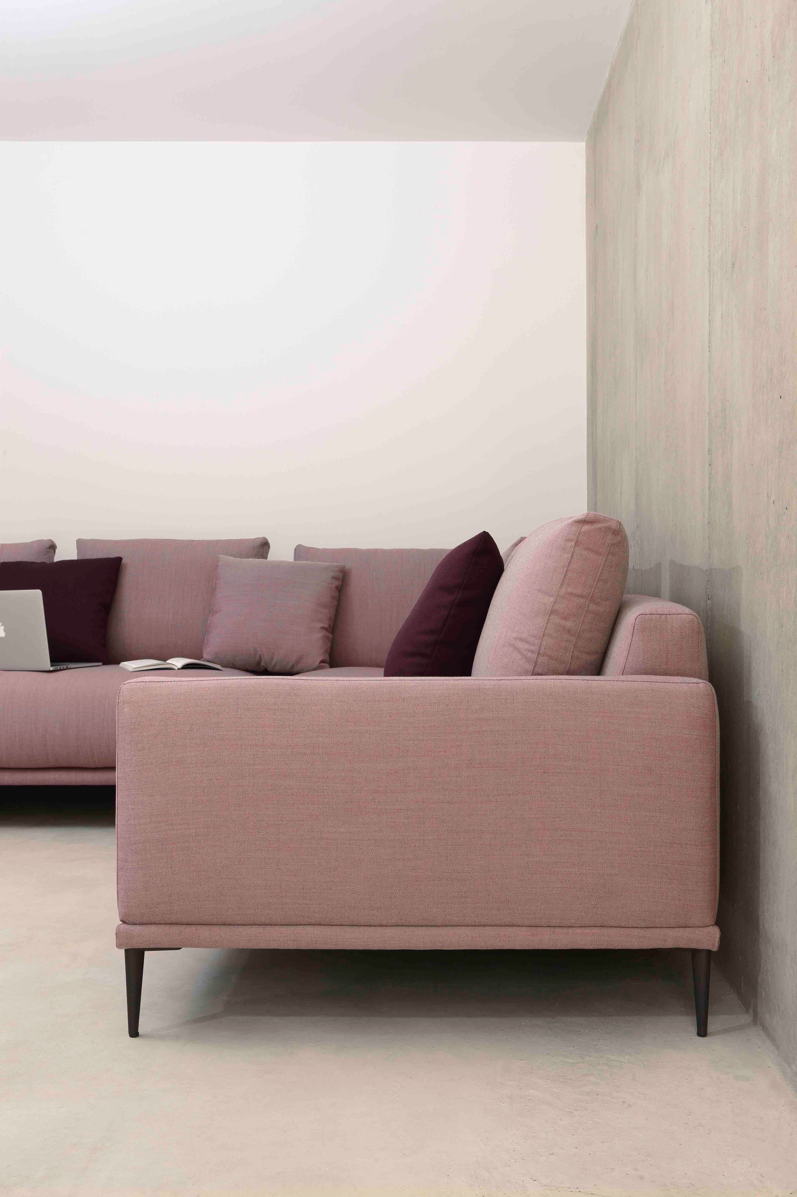 Угловой диван из ткани на 5 мест Lebom ALFIL ARCH-00095971 - Вид №2