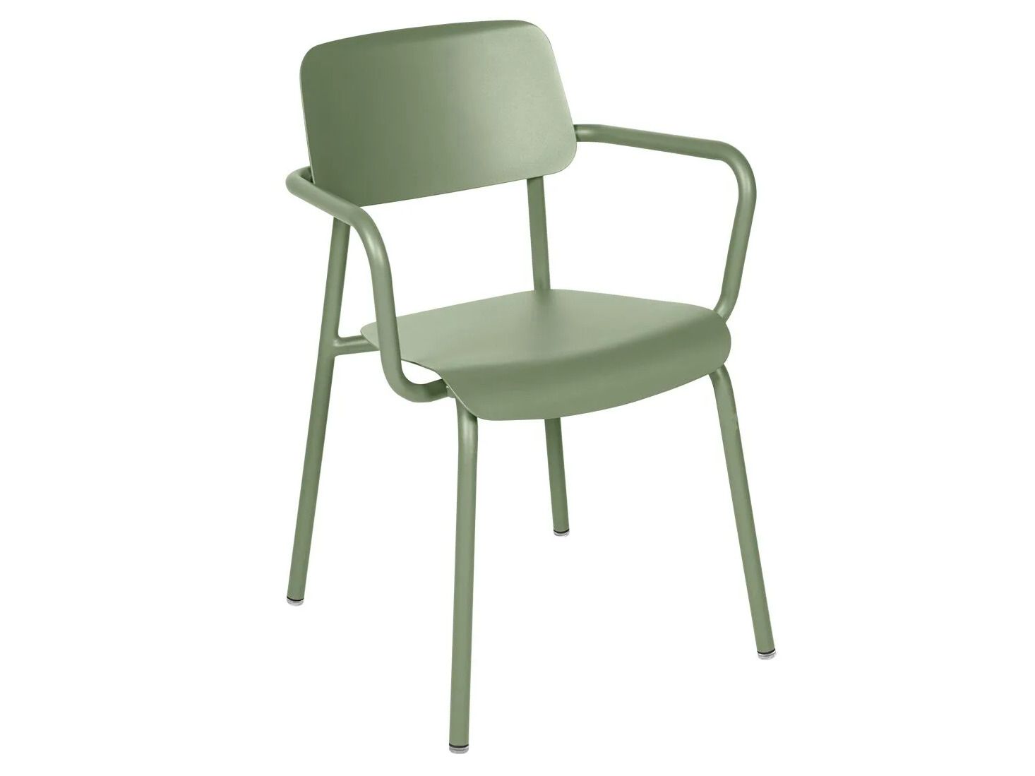 Алюминиевый штабелируемый садовый стул с подлокотниками Fermob Studie ARCH-00020140