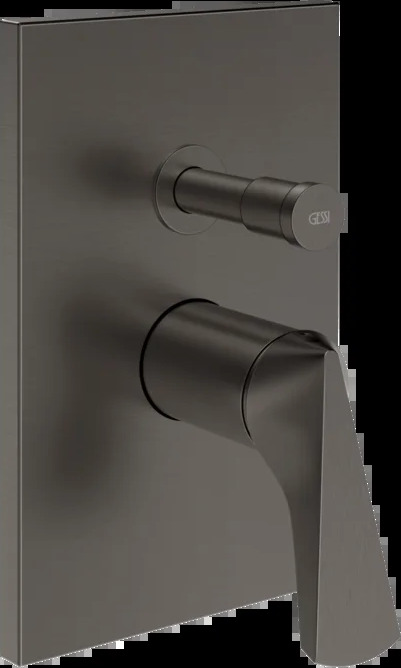 Смеситель для душа 72079 707 Gessi Ventaglio ЧЕРНЫЙ МЕТАЛЛ BR. PVD