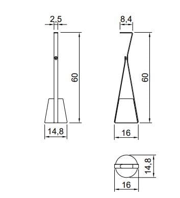 Латунный дверной стопор с основанием из каррарского мрамора Antoniolupi Halo ARCH-00043192 - Вид №1