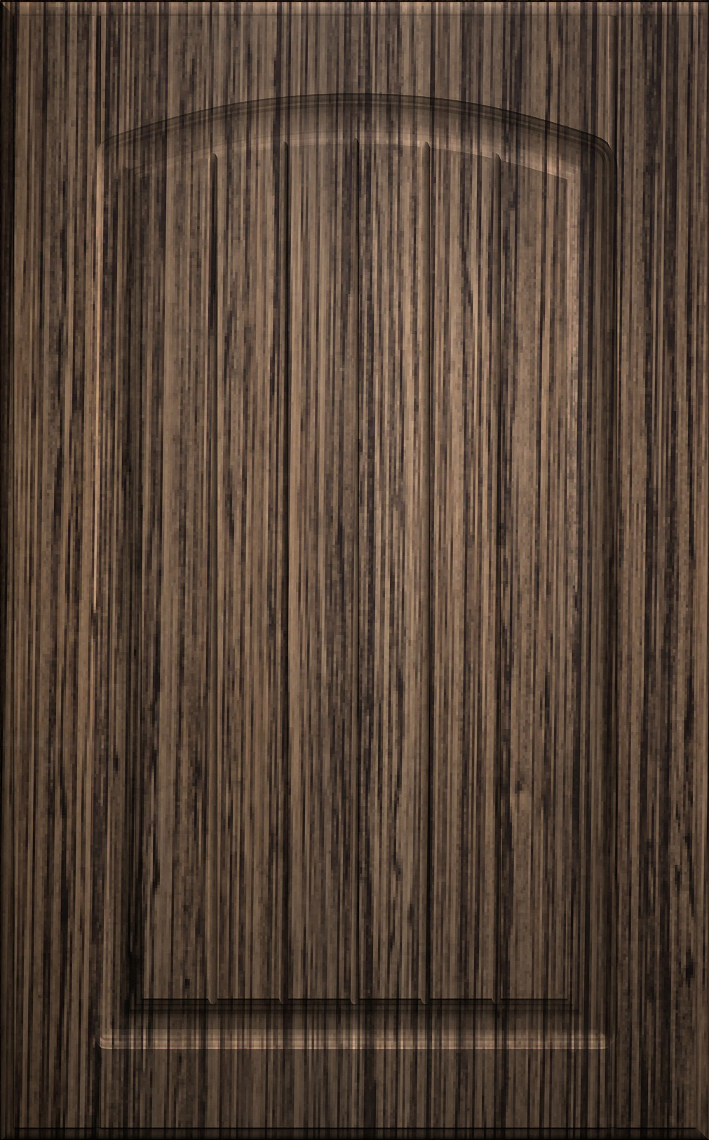 Фасады для кухни Кантри Фрезеровка «Арка сложная» Зебрано темное №119 SIDAK SIST2645-48