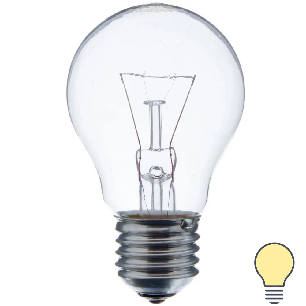 Лампа накаливания Osram шар E27 60 Вт 710 Лм груша прозрачная свет тёплый белый STLM-2210330