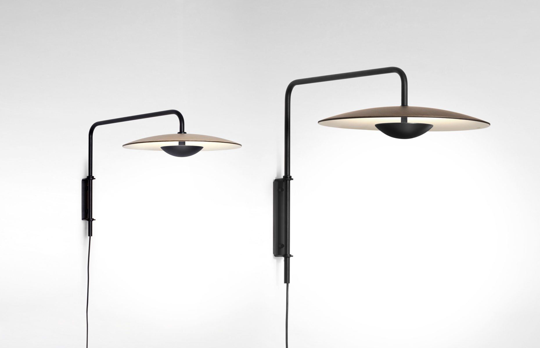 Металлический светодиодный настенный светильник с ламинированным абажуром Marset ARCH-00012650 - Вид №3