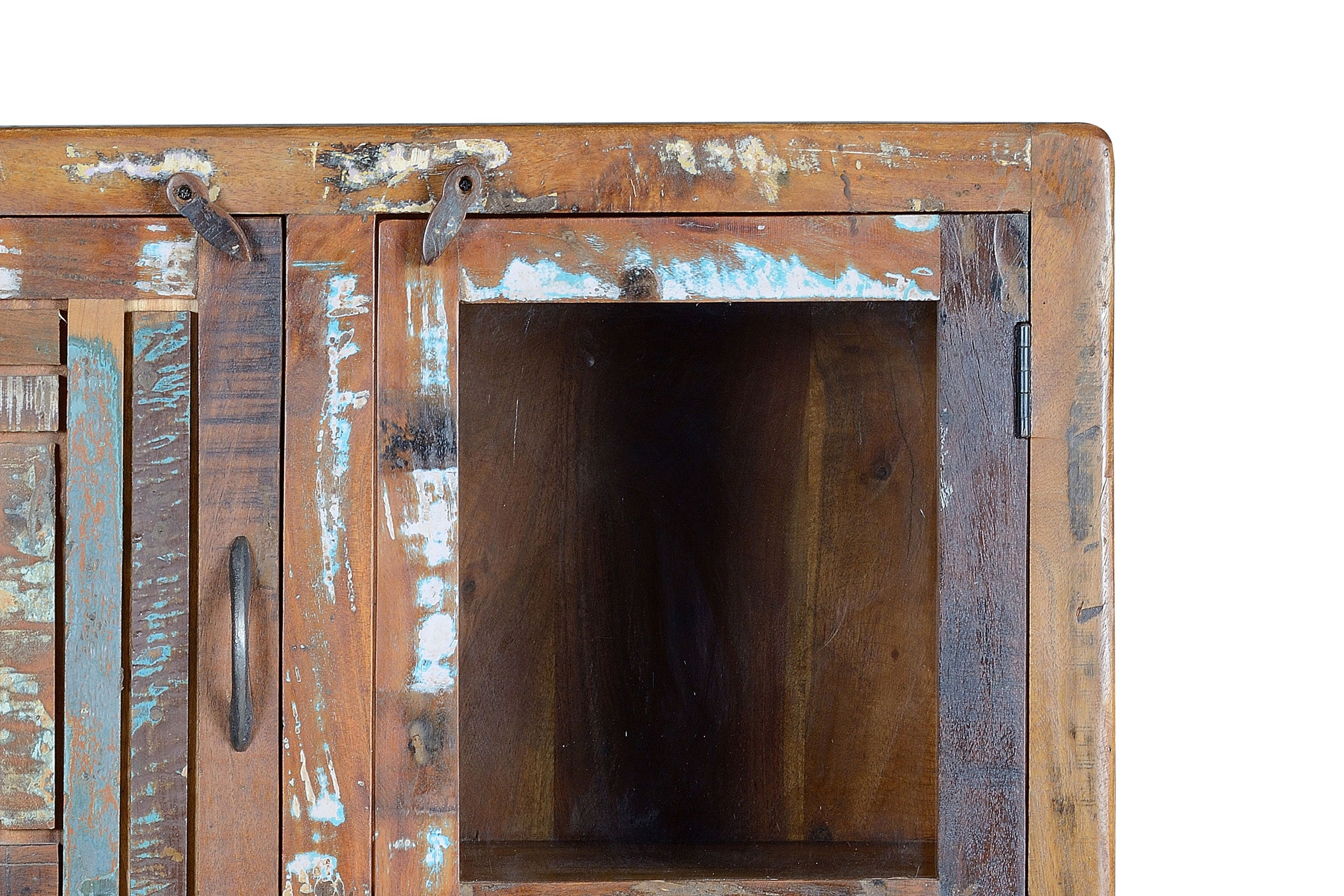 Деревянный и стеклянный шкаф с распашными дверцами Giner y Colomer Хайдарабад ARCH-00070057 - Вид №6