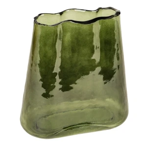Ваза Dream River скандинавская зеленая матовая 20×21.5 см 89432345