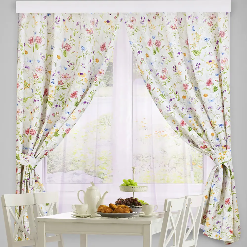 Штора на ленте для кухни Фиорелла 136x180 см цвет мультиколор Altali STLM-2165247 - Вид №6
